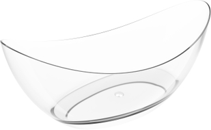 Mexen Vea baignoire autoportante transparente 180 x 80 cm, clear, bouchon chromé - 58091808008