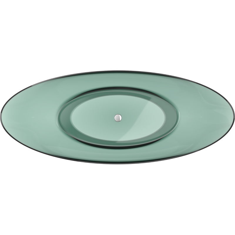 Mexen Vea teal baignoire autoportante transparente 180 x 80 cm, bonde chromée - 58091808011