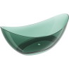 Mexen Vea baignoire autoportante transparente 180 x 80 cm, teal, bouchon chromé - 58091808011