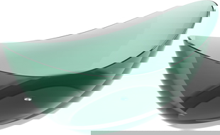 Mexen Vea teal baignoire autoportante transparente 180 x 80 cm, bonde chromée - 58091808011