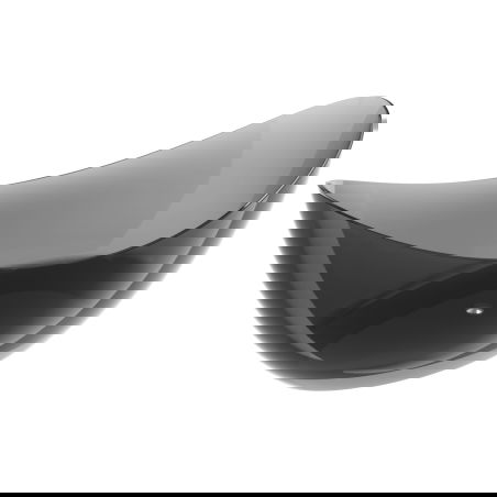 Mexen Vea baignoire noire autoportante transparente 180 x 80 cm, bonde chromée - 58091808013