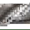 Mexen Lunar L cabine de douche pentagonale pivotante droite 80 x 100 cm, transparent, chrome - 831L-080P-100L-01-00-P