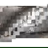 Mexen Lunar cabine de douche pentagonale pivotante droite 80 x 90 cm, transparent, chrome - 831-080P-090L-01-00-P