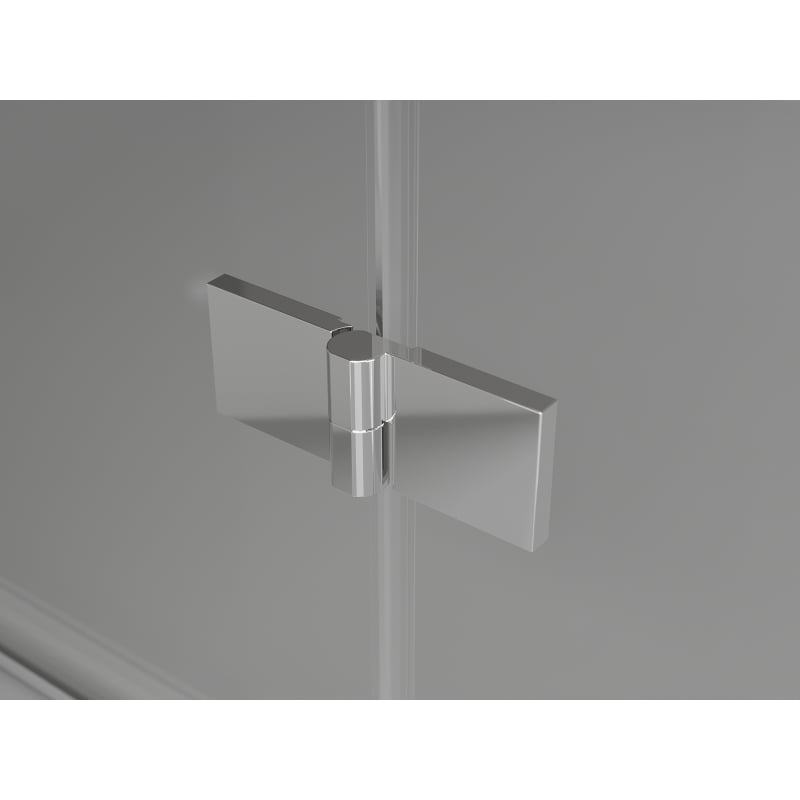 Mexen Mist-H T cabine de douche pivotante gauche 115 x 95 cm, transparent, chrome - 8A5T-115-095-01-00-L