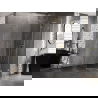 Mexen Lunar L cabine de douche pentagonale pivotante droite 80 x 90 cm, transparent, or brossé - 831L-080P-090L-55-00-P