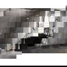 Mexen Lunar L cabine de douche pentagonale pivotante droite 80 x 90 cm, transparent, or brossé - 831L-080P-090L-55-00-P
