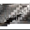 Mexen Lunar L cabine de douche pentagonale ouvrante gauche 90 x 100 cm, transparent, or rose - 831L-090L-100P-60-00-L