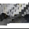 Mexen Apia cabine de douche coulissante 100 x 100 cm, transparent, or + receveur Flat, noir - 840-100-100-50-00-4070G