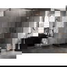 Mexen Lunar L cabine de douche pentagonale pivotante droite 80 x 100 cm, transparent, cuivre brossé - 831L-080P-100L-65-00-P