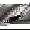 Mexen Lunar cabine de douche pentagonale pivotante droite 80 x 100 cm, transparent, cuivre brossé - 831-080P-100L-65-00-P