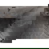 Mexen Lunar L cabine de douche pentagonale battante droite 80x100 cm transparent, gris canon brossé - 831L-080P-100L-66-00-P