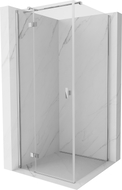 Mexen Mist-H T cabine de douche pivotante gauche 110 x 110 cm, transparent, chrome - 8A5T-110-110-01-00-L