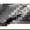 Cabine de douche pentagonale pivotante Mexen Lunar gauche 80 x 90 cm, transparent, gun metal - 831-080L-090P-95-00-L