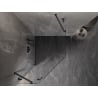Mexen Lunar cabine de douche pentagonale pivotante gauche 80 x 100 cm, transparent, métal canon - 831-080L-100P-95-00-L