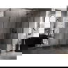 Mexen Lunar L cabine de douche pentagonale pivotante droite 80 x 90 cm, transparent, metal gun - 831L-080P-090L-95-00-P