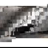 Mexen Lunar cabine de douche pentagonale ouvrante droite 80 x 100 cm, transparent, gun metal - 831-080P-100L-95-00-P