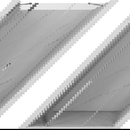 Mexen Mist porte de douche pivotante 145 cm, transparent, chromé - 8A4-145-001-01-00