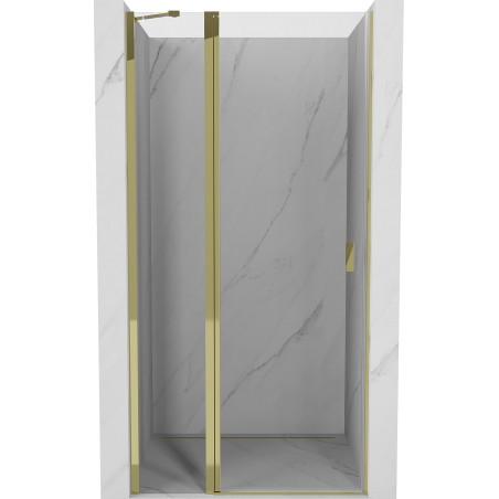 Mexen Mist porte de douche pivotante 70 cm, transparent, doré - 8A4-070-000-50-00