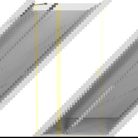 Mexen Mist porte de douche pivotante 80 cm, transparent, doré - 8A4-080-000-50-00