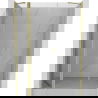 Mexen Mist porte de douche battante 155 cm, transparent, or brossé - 8A4-155-001-55-00