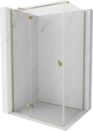 Mexen Mist-H T cabine de douche pivotante gauche 115 x 70 cm, transparent, doré - 8A5T-115-070-50-00-L