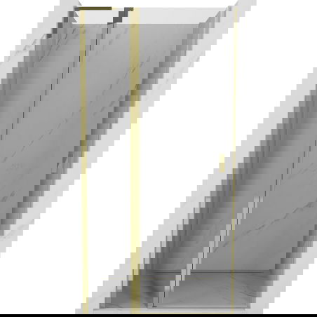 Mexen Mist L porte de douche pivotante 95 cm, transparent, doré - 8A4L-095-000-50-00