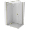 Mexen Mist-H T cabine de douche pivotante gauche 70 x 80 cm, transparent, or - 8A5T-070-080-50-00-L