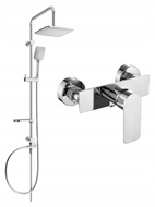 Ensemble de douche externe Mexen Sven avec pomme de douche et robinet de douche Alexa, chrome - 71240262-00