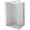 Mexen Mist-H T cabine de douche pivotante gauche 115 x 85 cm, transparent, or - 8A5T-115-085-50-00-L