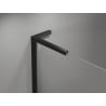 Mexen Mist L porte de douche pivotante gauche 115 cm, cadre noir, noir - 8A4L-115-000-70-70-L