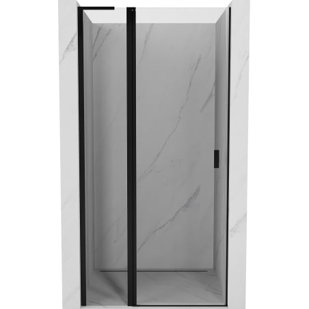 Mexen Mist L porte de douche pivotante 120 cm, transparent, noir - 8A4L-120-000-70-00