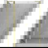 Mexen Mist L porte de douche battante 140 cm, transparent, or brossé - 8A4L-140-001-55-00