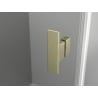 Mexen Mist L porte de douche pivotante 110 cm, transparent, doré brossé - 8A4L-110-000-55-00