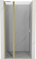 Mexen Mist L porte de douche battante 115 cm, transparent, or brossé - 8A4L-115-000-55-00