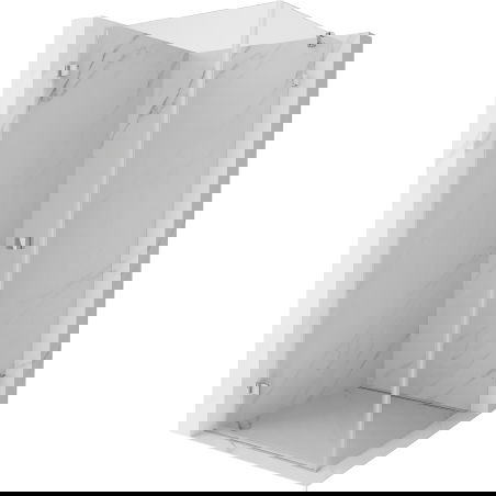 Mexen Lunar-B cabine de douche pivotante gauche 90 x 90 cm, transparente, chrome - 832-090-090-01-00-L