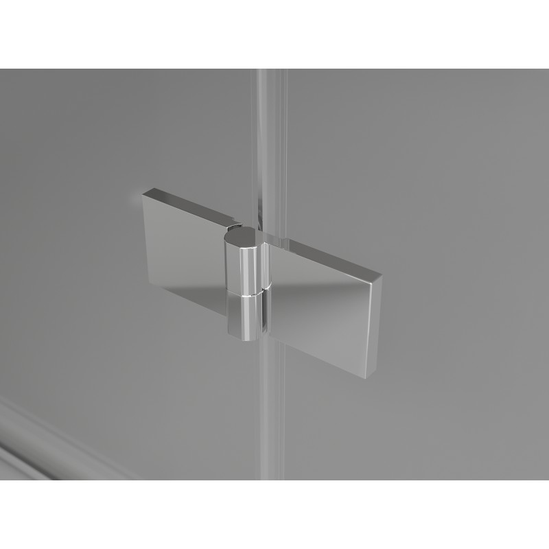 Mexen Mist-H T cabine de douche pivotante droite 120 x 110 cm, transparent, chrome - 8A5T-120-110-01-00-P