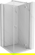Cabine de douche avec charnières à droite Mexen Mist H T 110 x 110 cm, transparent, chrome - 8A5T-110-110-01-00-P