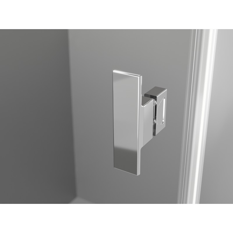 Mexen Mist-H T cabine de douche pivotante droite 80 x 120 cm, transparent, chrome - 8A5T-080-120-01-00-P