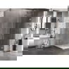 Mexen Lunar-B cabine de douche à charnière droite 70 x 70 cm, transparent, chrome - 832-070-070-01-00-P