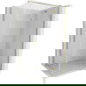 Mexen Mist H T cabine de douche pivotante droite 80 x 70 cm, transparent, or - 8A5T-080-070-50-00-P