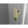 Mexen Mist-H T cabine de douche pivotante droite 80 x 75 cm, transparent, or - 8A5T-080-075-50-00-P