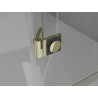 Mexen Mist-H T cabine de douche pivotante droite 80 x 75 cm, transparent, or - 8A5T-080-075-50-00-P