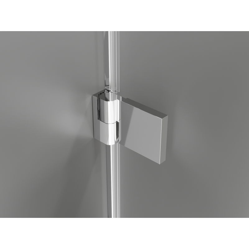 Mexen Lunar-B L cabine de douche battante gauche 70 x 70 cm, transparent, chrome - 832L-070-070-01-00-L