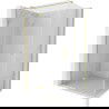 Mexen Mist H T cabine de douche pivotante gauche 70 x 85 cm, transparent, or brossé - 8A5T-070-085-55-00-L