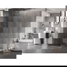 Mexen Lunar-B L cabine de douche pivotante gauche 100 x 100 cm, transparent, chrome - 832L-100-100-01-00-L