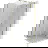 Mexen Mist H T cabine de douche pivotante droite 100 x 100 cm, transparent, doré - 8A5T-100-100-50-00-P
