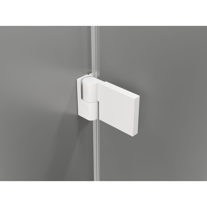 Mexen Lunar-B cabine de douche pivotante gauche 85 x 70 cm, transparent, blanche - 832-085-070-20-00-L