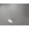 Mexen Lunar-B cabine de douche pivotante gauche 100 x 70 cm, transparent, blanc - 832-100-070-20-00-L
