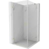 Mexen Lunar-B cabine de douche pivotante gauche 70 x 70 cm, transparente, or brossé - 832-070-070-55-00-L