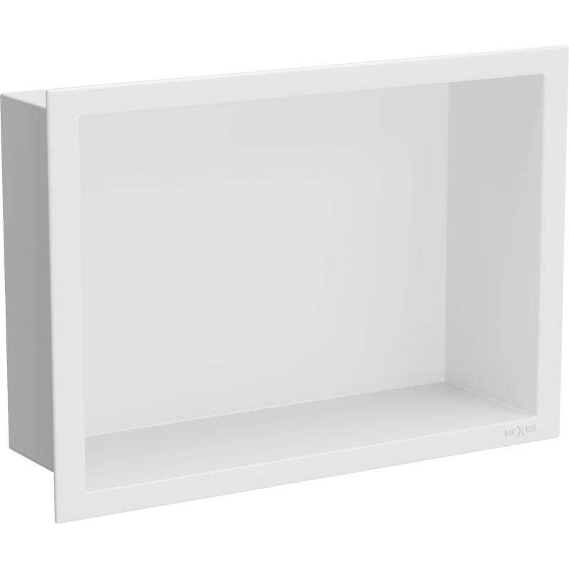 Mexen X-Wall-R étagère d'encastrement avec collerette 30 x 20 cm, blanche - 1920302010